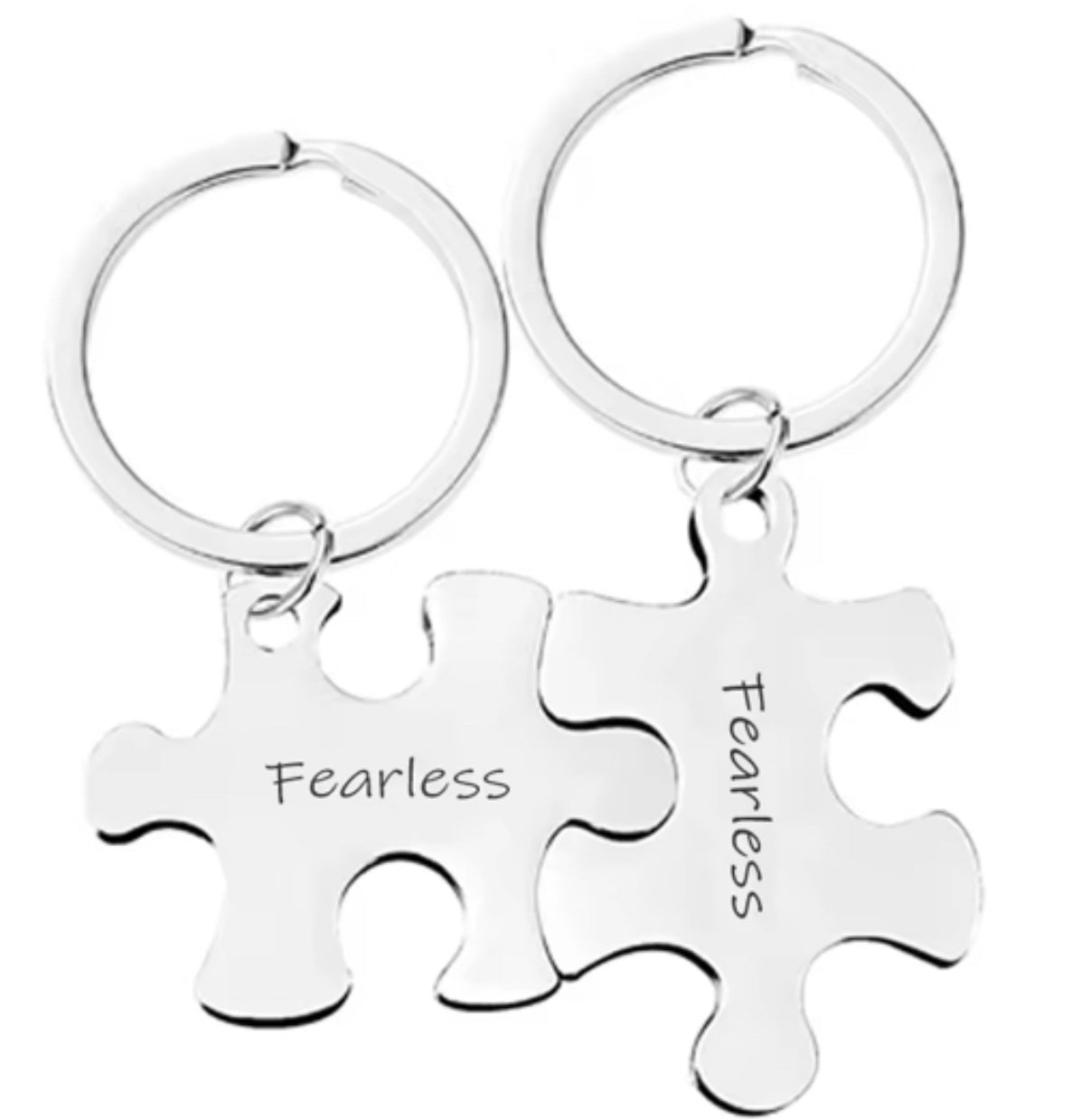FEARLESS Double Keychain